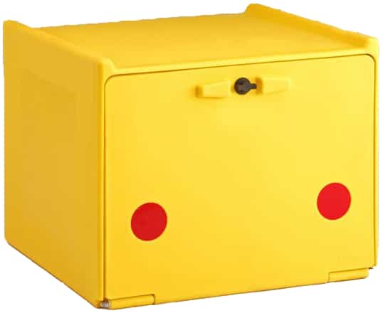 Pizzabox geel
